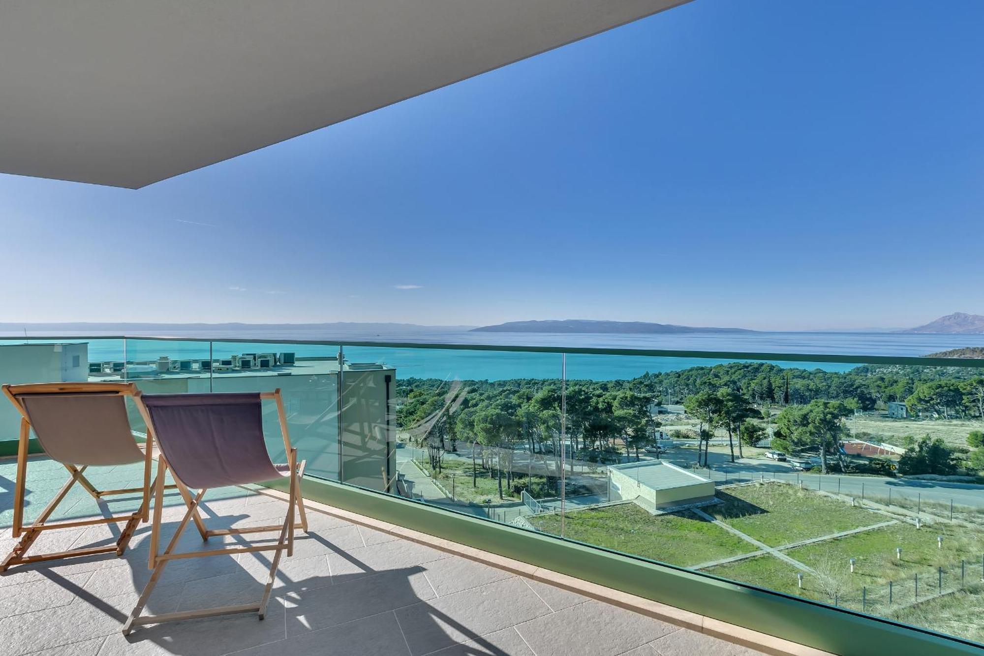 Апартаменты Exclusive Penthouse Big Blue With Private Jacuzzi Макарска Экстерьер фото