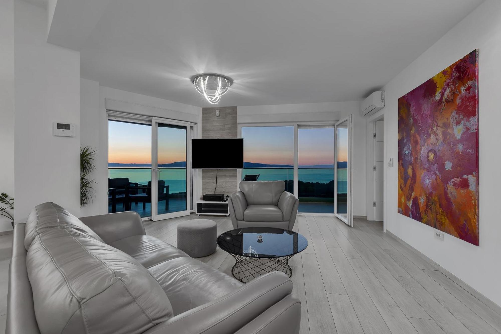 Апартаменты Exclusive Penthouse Big Blue With Private Jacuzzi Макарска Экстерьер фото