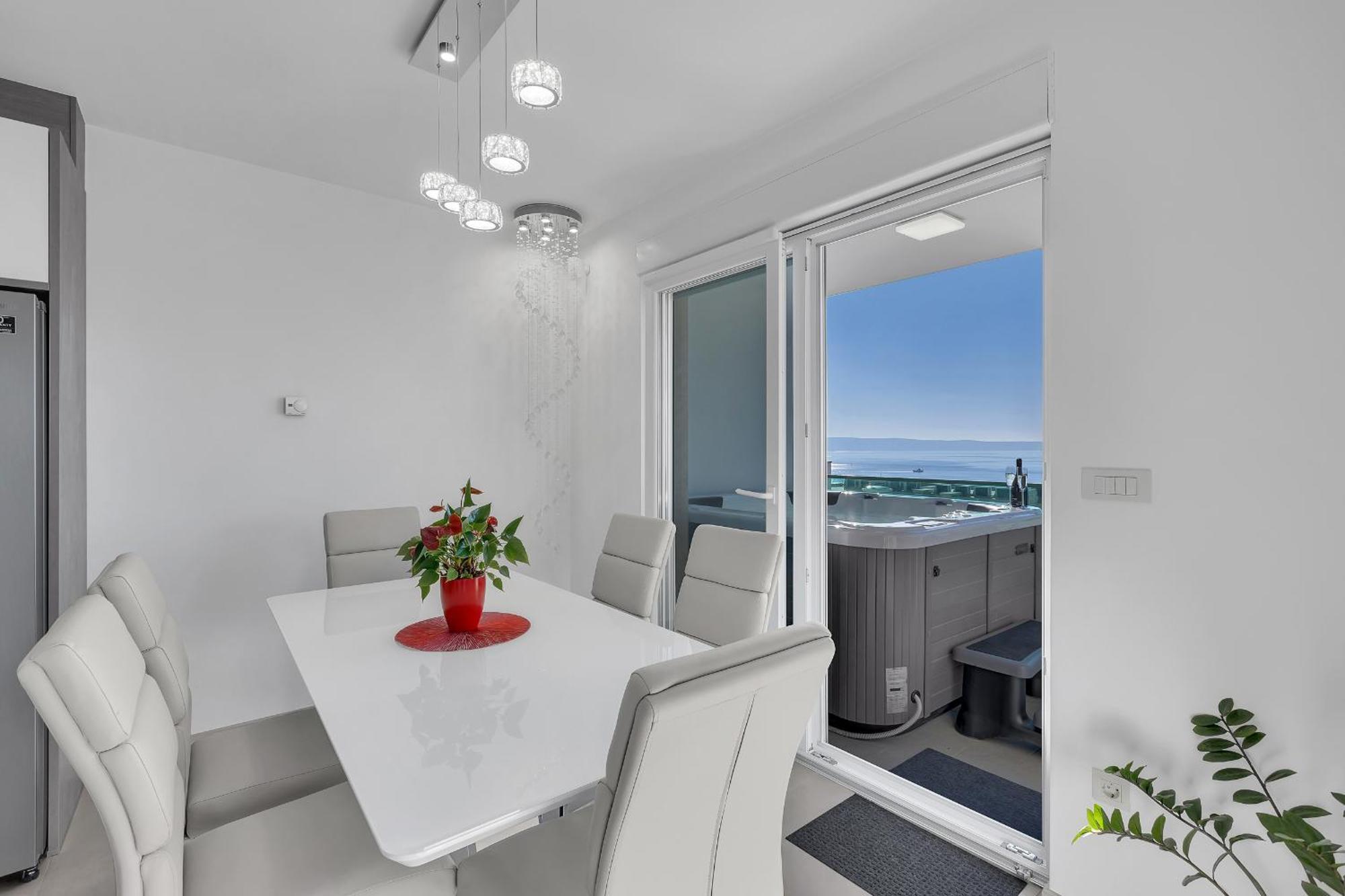 Апартаменты Exclusive Penthouse Big Blue With Private Jacuzzi Макарска Экстерьер фото