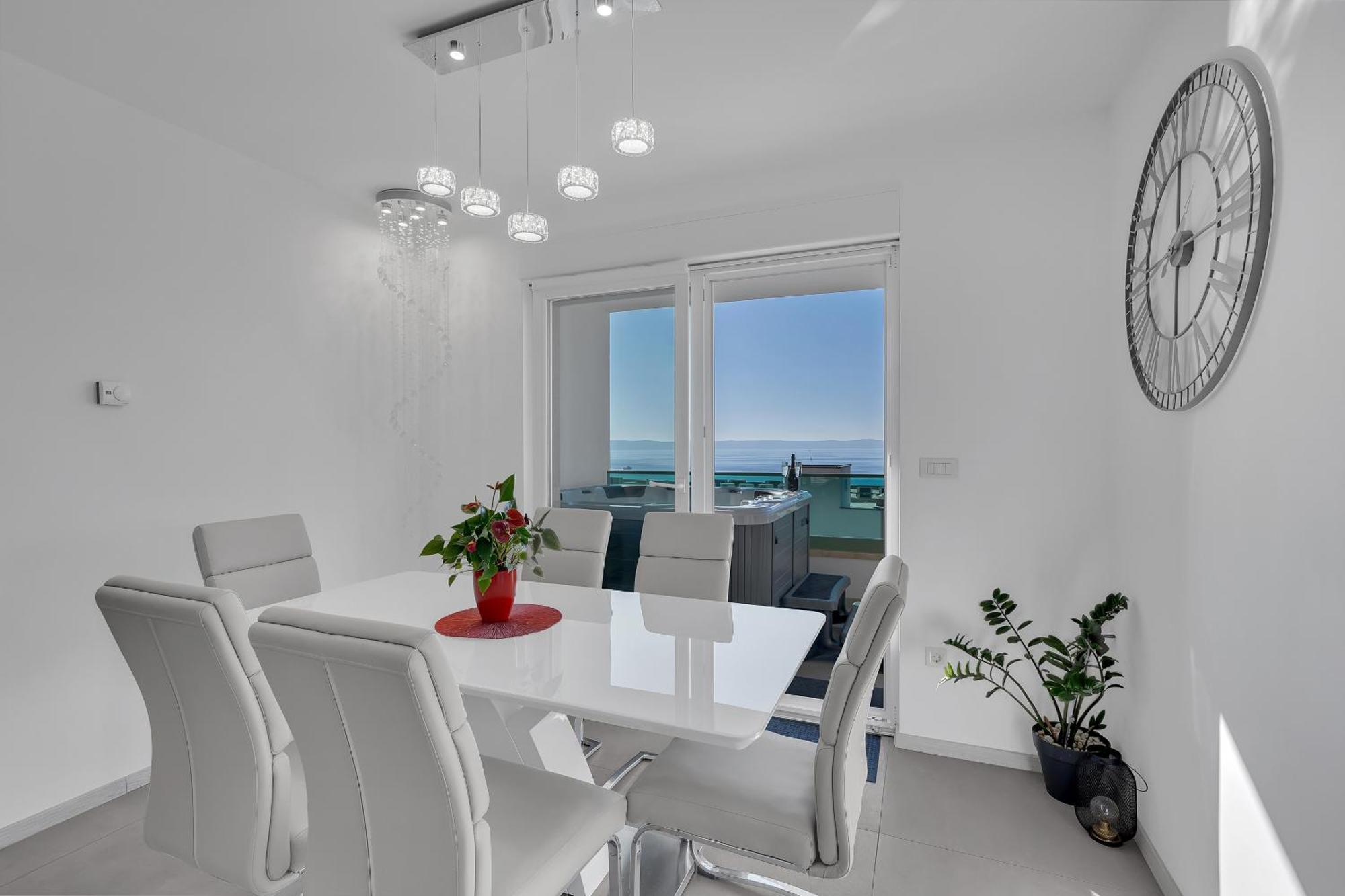 Апартаменты Exclusive Penthouse Big Blue With Private Jacuzzi Макарска Экстерьер фото
