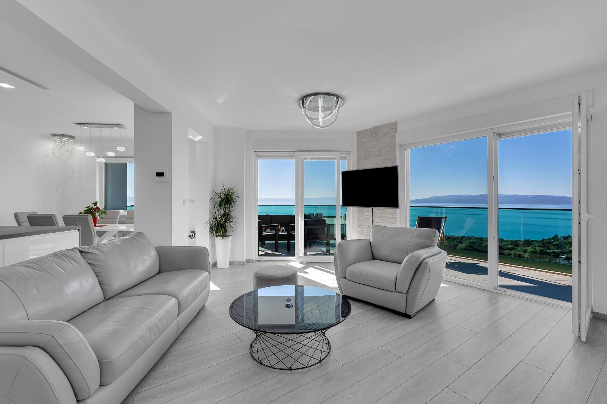 Апартаменты Exclusive Penthouse Big Blue With Private Jacuzzi Макарска Экстерьер фото